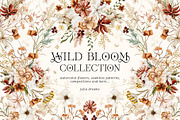 Wild Bloom Watercolor Collection, an Illustration by Julia Dreams (Thumbnail 1 of 10)