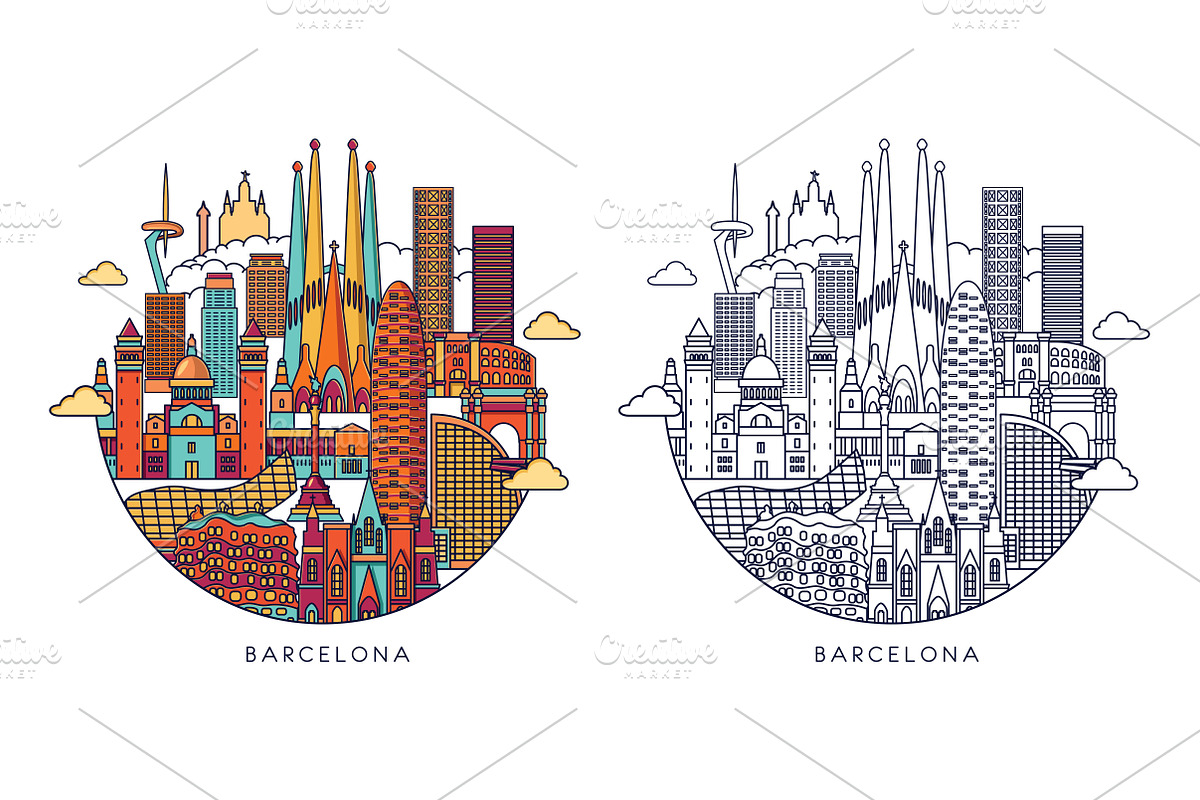 Europ famous cities, an Illustration by LisaKolbasa (Photo 2 of 9)