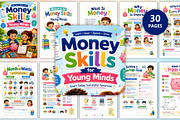 Money Skills for Young Minds, a Stationery Template by Designmela01 (Thumbnail 1 of 4)
