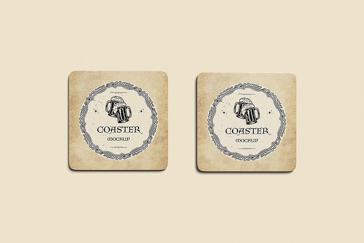 Coasters Square mockup, a Product Mockup by Twins_studio926 (Photo 5 of 5)