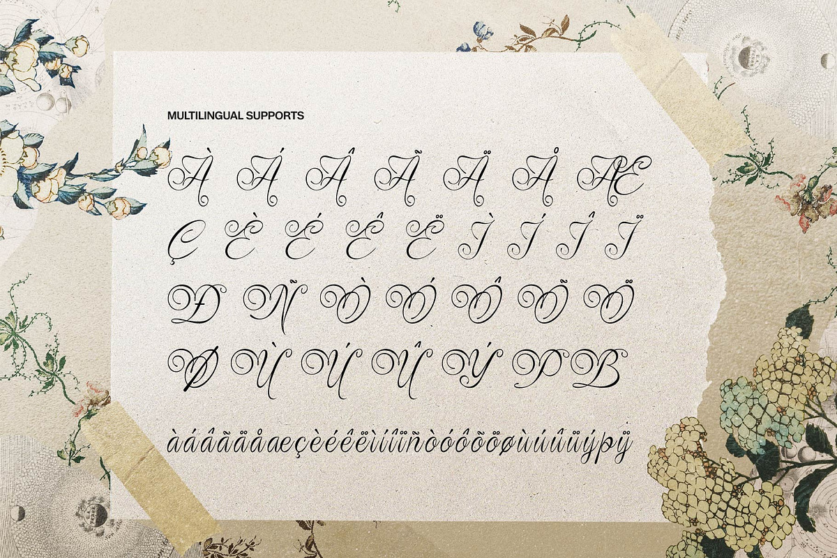 Rustaliya | Classic Elegant Script, a Script Font by gracetype_studio (Photo 10 of 11)