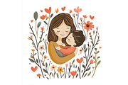 Prompt Mothers Day Views Clipart, a Person Illustration by Creative design (Thumbnail 6 of 7)
