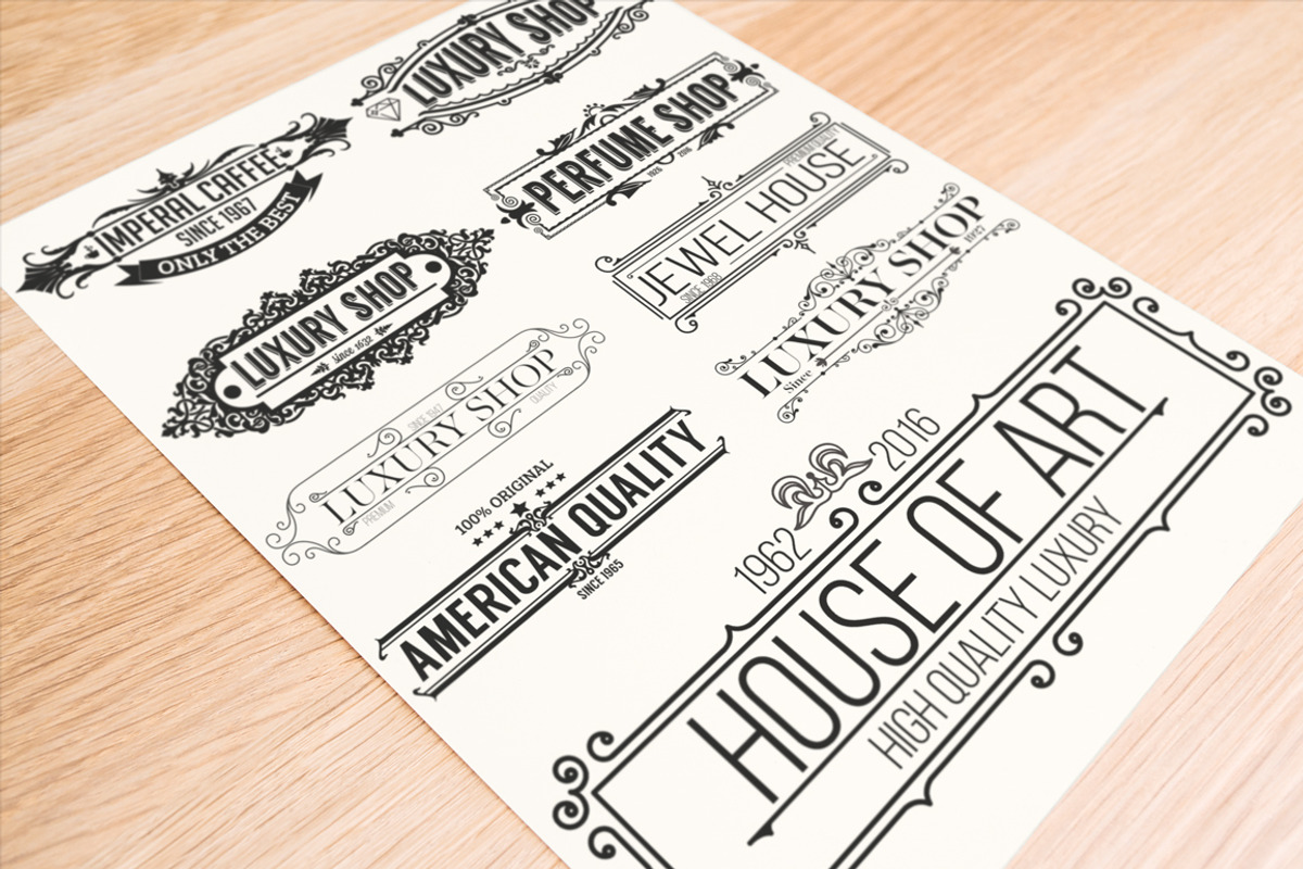 9 Luxury Labels, a Branding & Logo Template by Arys Design (Photo 4 of 6)