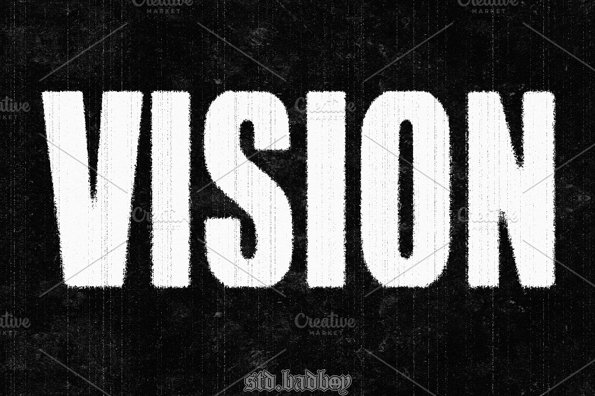 Retro Grunge Text Effect PSD, a Design Template by std.badboy (Photo 3 of 4)