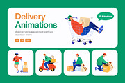 45 Animated Delivery Illustrations, a Transportation Illustration by Vectors Market (Thumbnail 1 of 4)