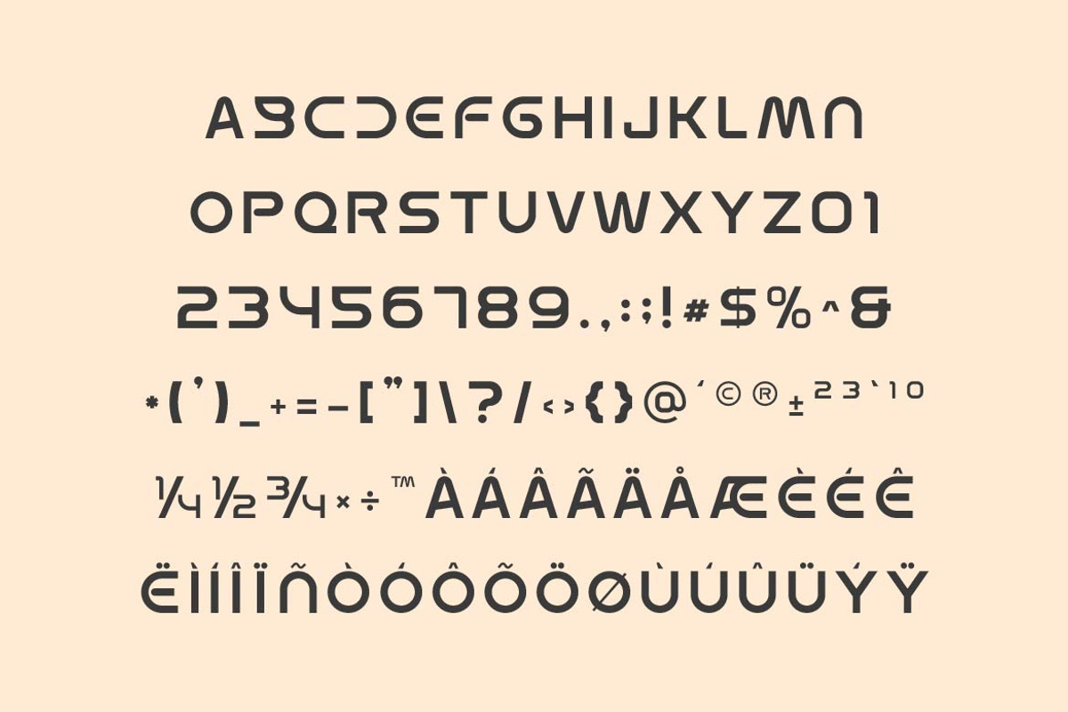 Broval Modern Strong Sans, a Sans Serif Font by Artiveko (Photo 6 of 8)