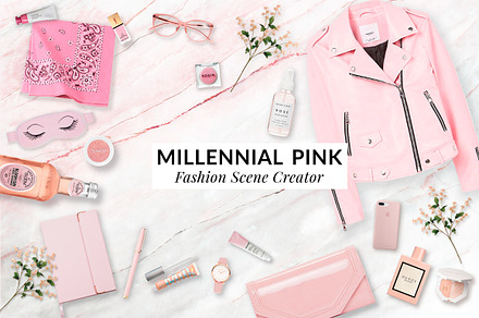Millennial pink custom scene creator