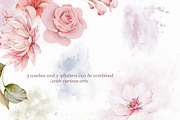 Watercolor Blush Flowers, a Decorative Illustration by Damian Roh (Thumbnail 12 of 15)