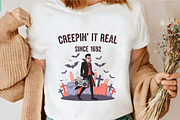 Creepin' It Real Vampire SVG, an Illustration by CrexoraLab (Thumbnail 4 of 4)