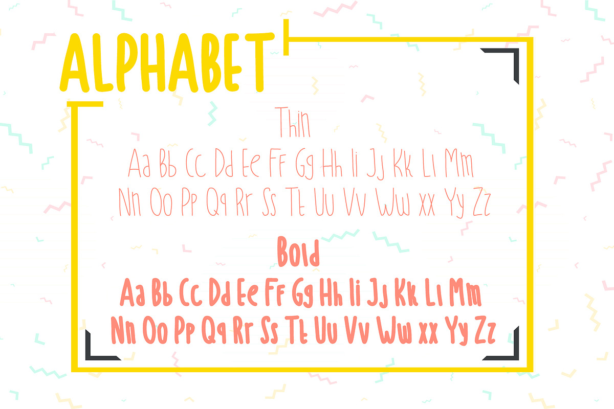 Lidie Font - sweet and fun, a Font by Runend (Photo 2 of 7)