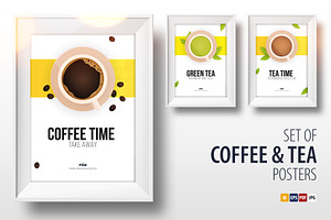 Coffee and Tea Posters