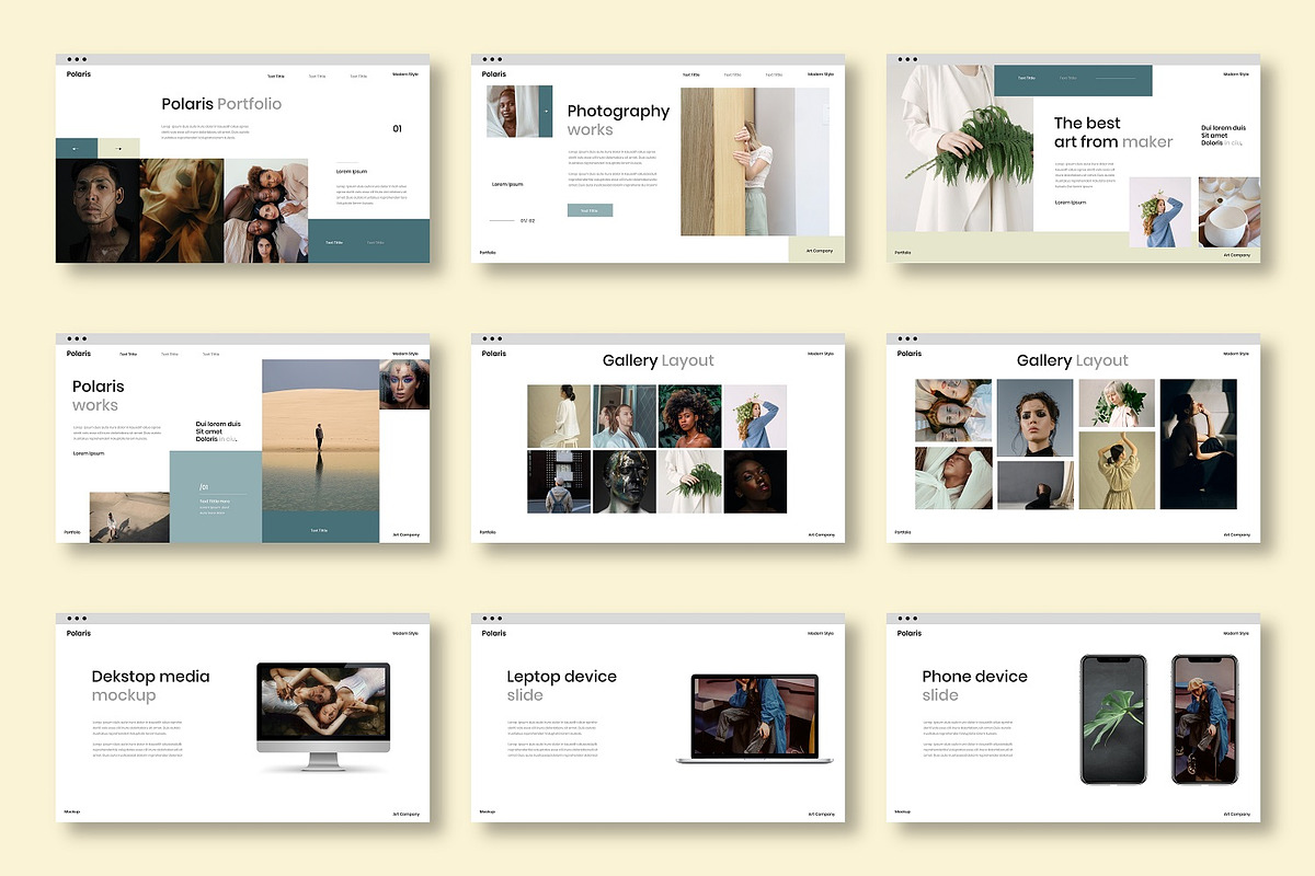 Polaris - Business PowerPoint, a Presentation Template by Dens Creative Studio (Photo 4 of 6)