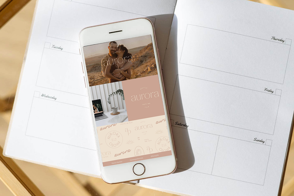 Modern Brand Board Templates, a Templates & Theme by StudioSage (Photo 3 of 7)