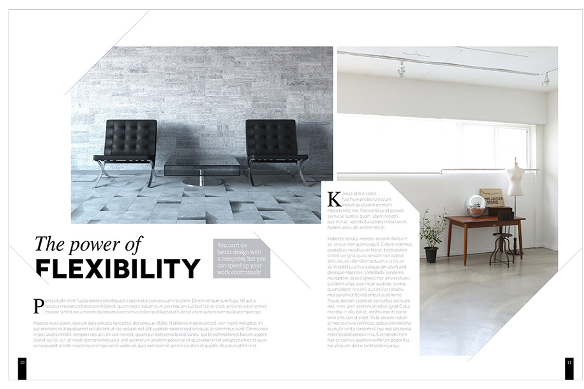 Magazine Template InDesign 11, a Magazine Template by Love Graphic Design (Photo 14 of 20)