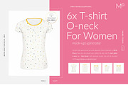 6x Women T-shirt Ghost Mock-ups Set, a Books & Magazine Mockup by Apparel_Mockups (Thumbnail 1 of 23)
