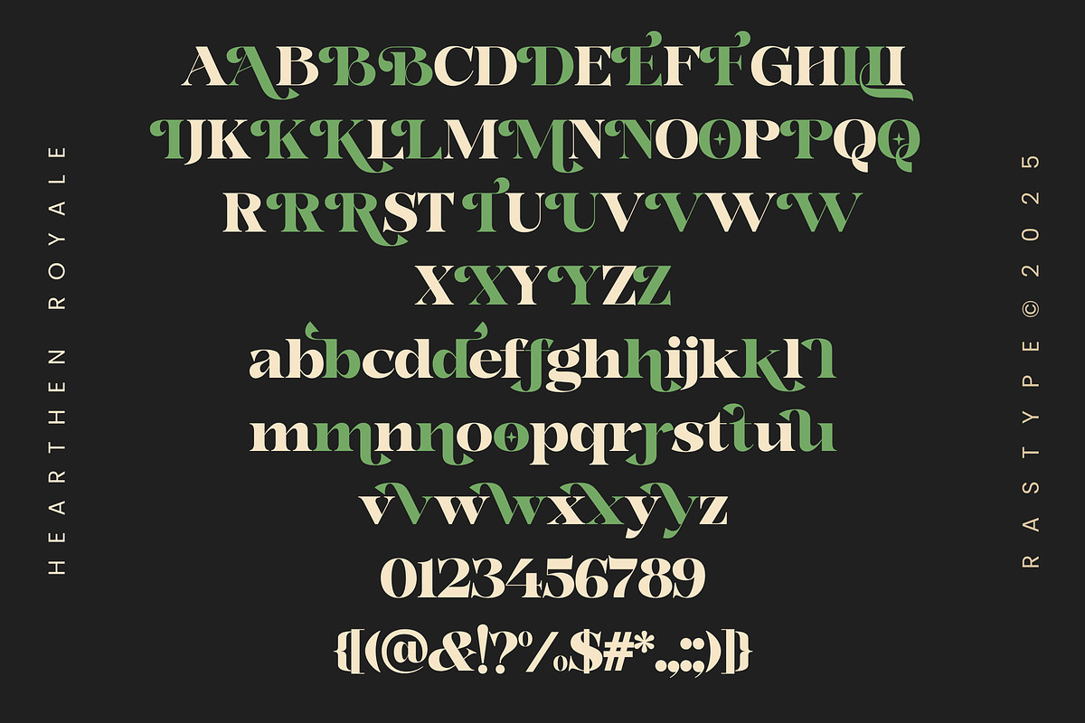 Hearthen Royale, a Serif Font by Rastype (Photo 4 of 10)
