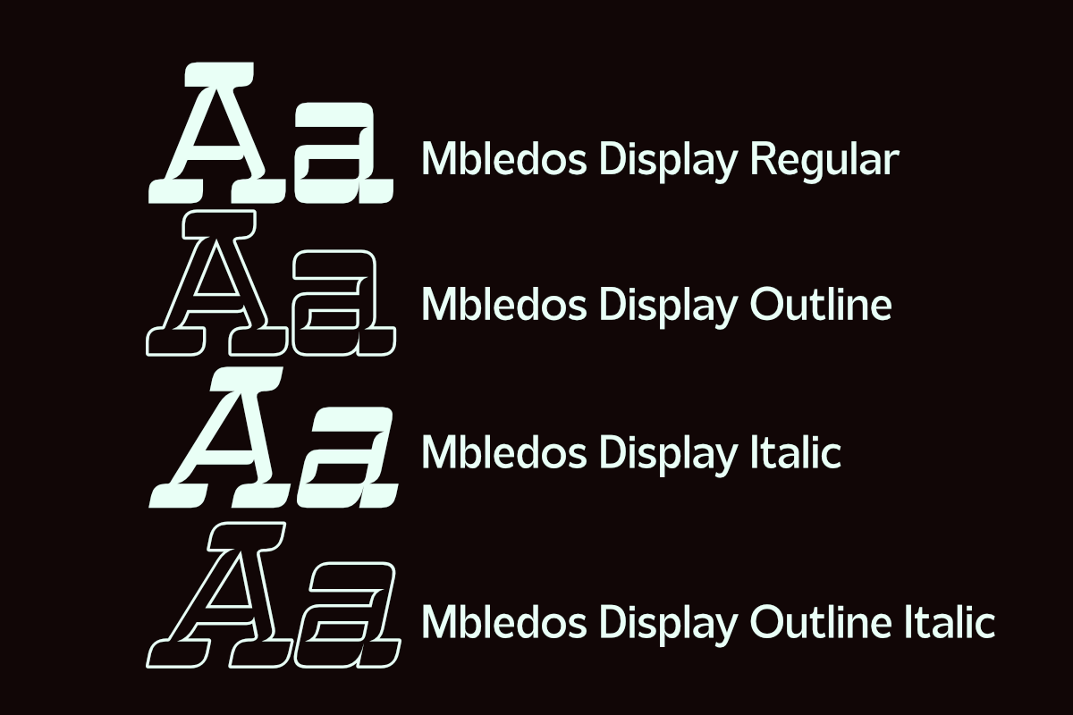 Mbledos Display, a Slab Serif Font by Differentialtype (Photo 8 of 12)