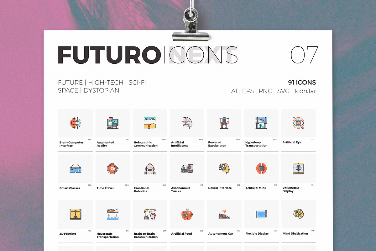 Futuro Next Icons / Future Pack, a Duotone Icon by Anatolii Babii (Photo 1 of 8)