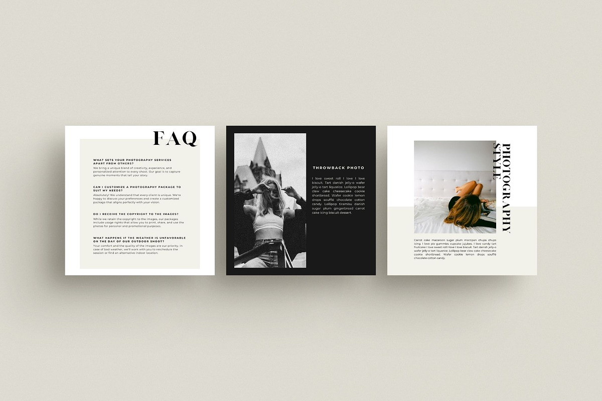 Photography Instagram Templates, a Social Media Template by Blush Created (Photo 9 of 19)