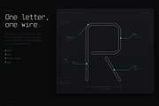 Mono Wire - Minimal Monospace Type, a Sans Serif Font by HipFonts (Thumbnail 3 of 26)