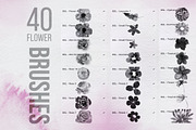 Watercolor Floral Procreate Brushes, a Brush Add-On by shannonlayne (Thumbnail 2 of 7)