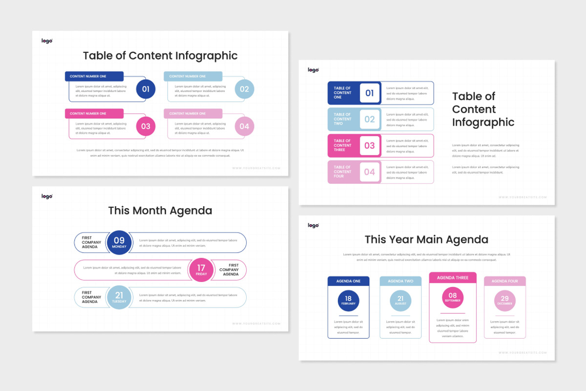 Agenda & Table of Content Keynote, a Presentation Template by Antstheme (Photo 2 of 2)