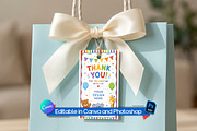 rectangular favor tag mockup, an Advertising Mockup by Rami's Mockups (Thumbnail 3 of 3)