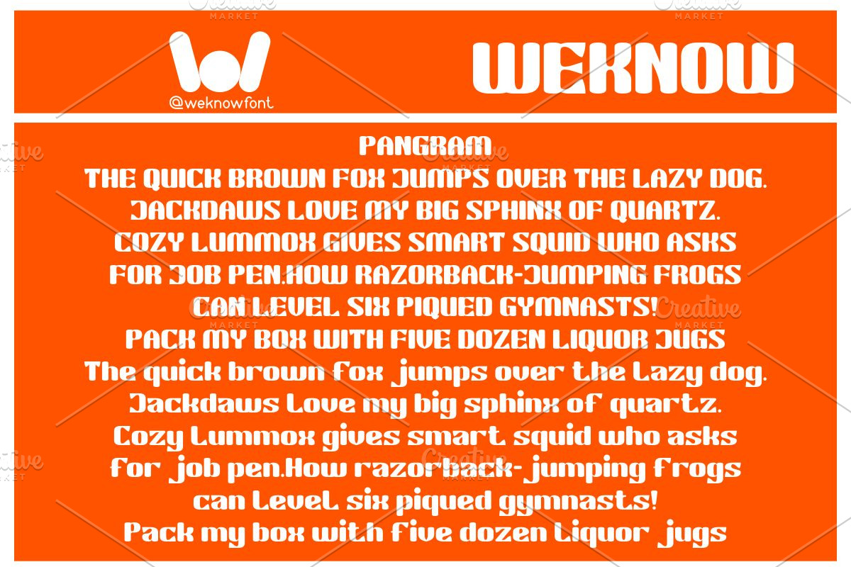 Fresh Idea font, a Font by weknow (Photo 6 of 8)