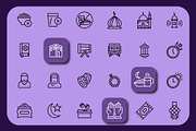 30 Islamic & Ramadhan Celebration Ic, an Outline Icon by Adl Studio (Thumbnail 2 of 4)