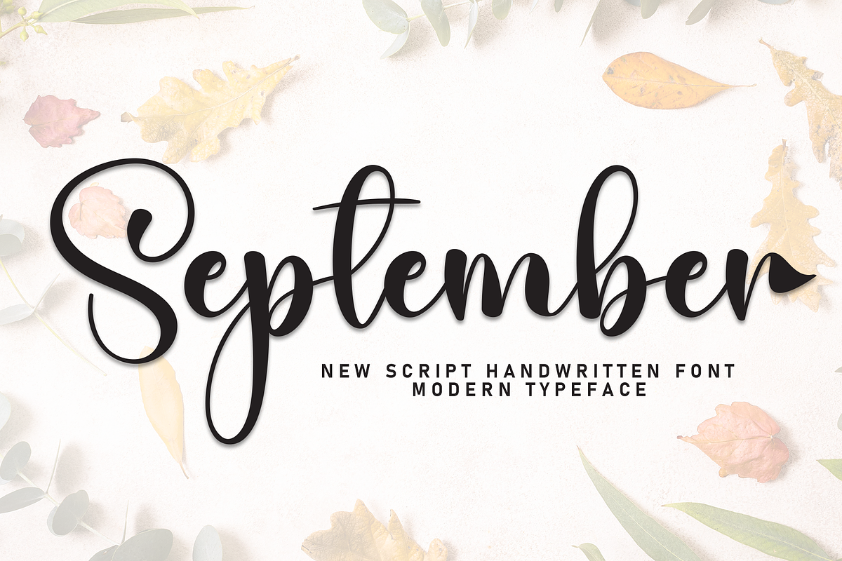 September | Script Font, a Handwritten Font by Scratchones (Photo 1 of 8)