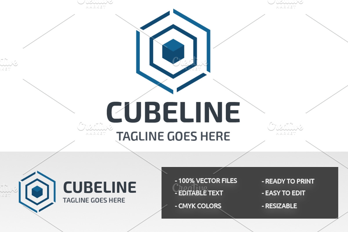 Cube Style Logo, a Branding & Logo Template by Design_Planet | Creative ...