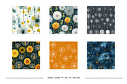 Dandelion Retro Art Style Patterns, a Pattern Graphic by karenfoleyphoto (Thumbnail 10 of 13)
