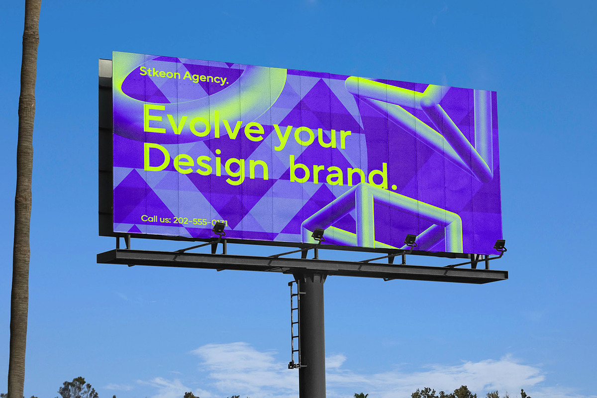 Billboard Poster Street Mockup, an Advertising Mockup by Asylab (Photo 4 of 5)