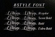 Letings, a Serif Font by Sulthan Studio (Thumbnail 2 of 8)