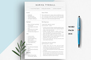 Resume Template Google Docs, Word, a Resume Template by Career Canvas (Thumbnail 3 of 13)