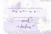 Auttie Calligraphy Font with Hearts, a Script Font by Beck McCormick (Thumbnail 5 of 8)