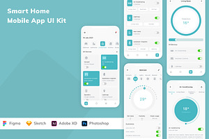 Smart Home Mobile App UI Kit