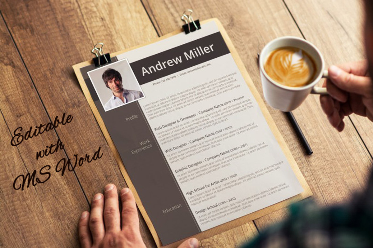 Word Resume Template, a Resume Template by Visual Impact (Photo 2 of 4)