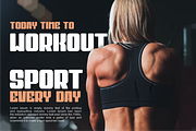 Gymax Sportse, a Sans Serif Font by QR Design Studio (Thumbnail 4 of 7)