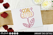 January SVG Cut Files for Cricut, an Illustration by illuztrate (Thumbnail 4 of 12)