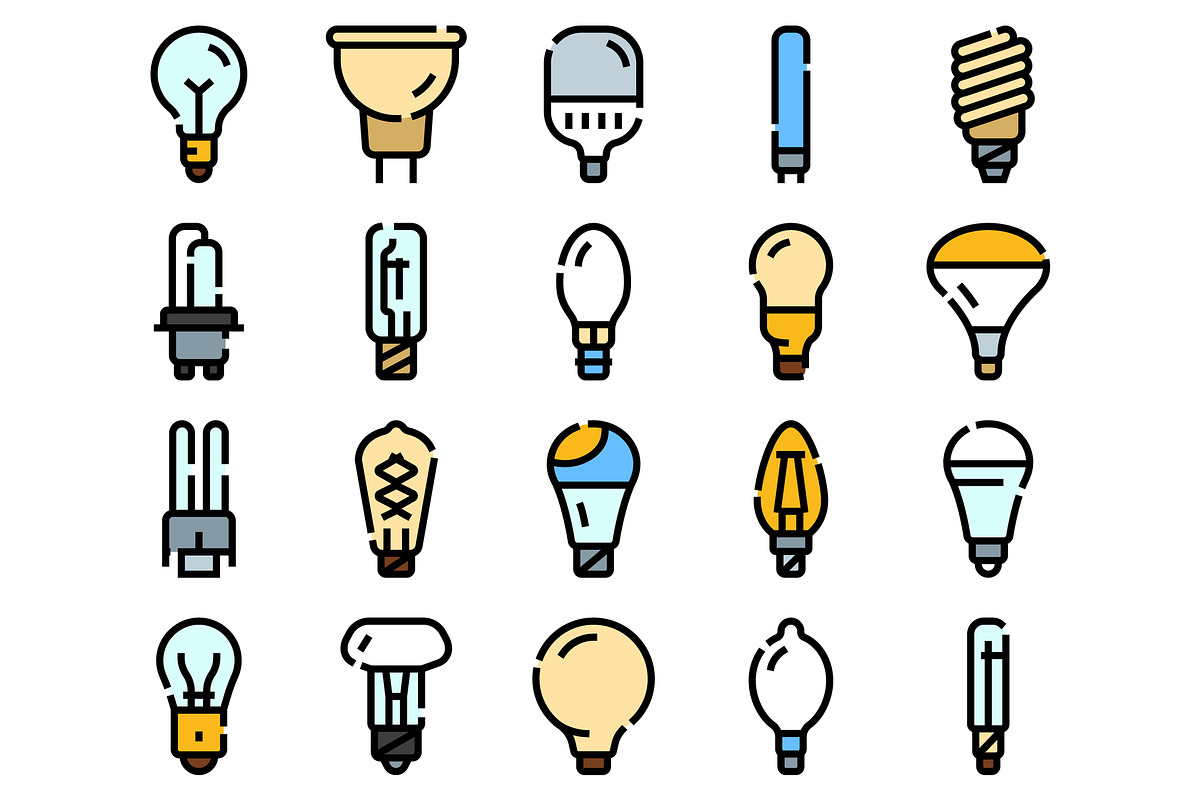 Light bulb collection electricity, an Object Graphic by pikepicture (Photo 2 of 3)