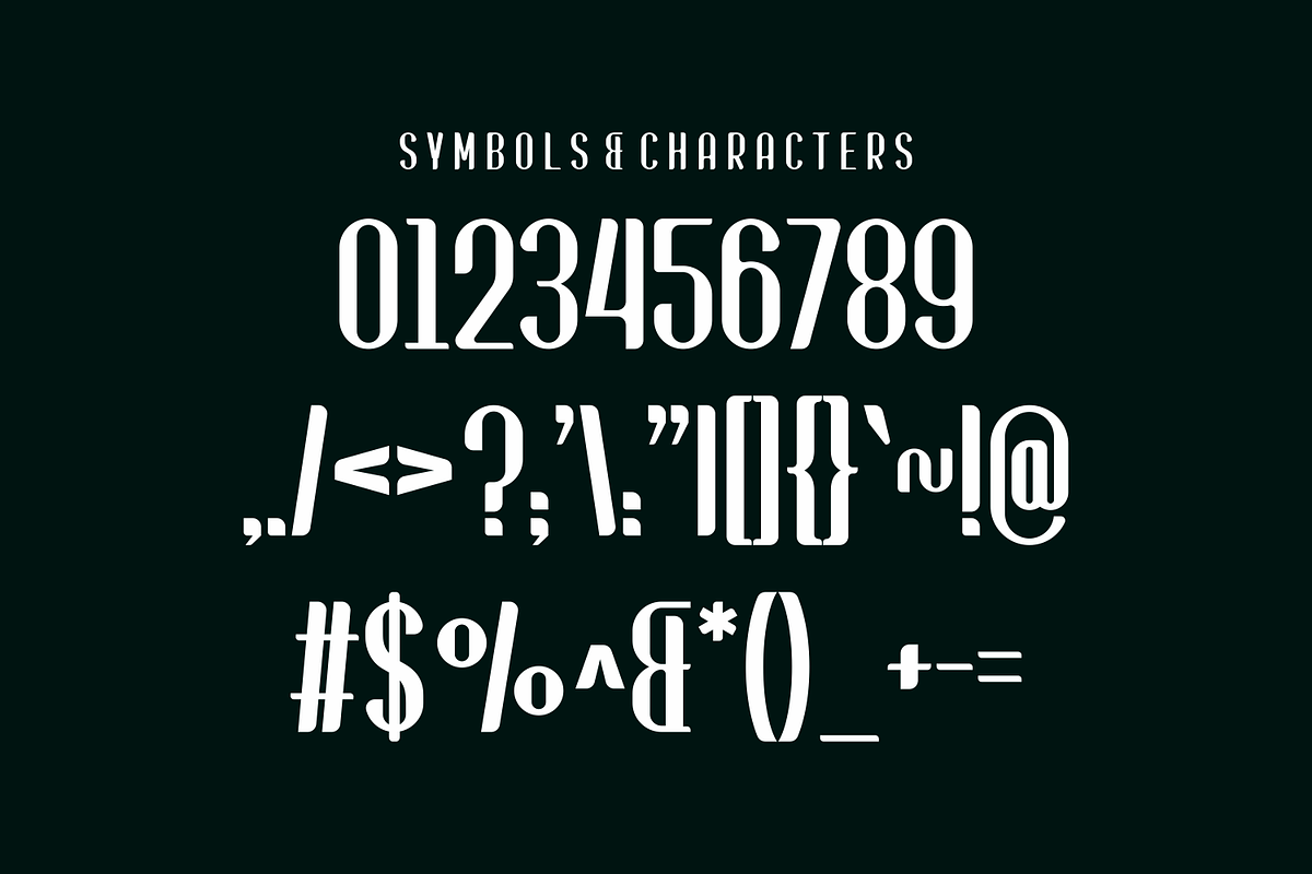 Glusan - Display Font, a Sans Serif Font by lelevien (Photo 2 of 4)