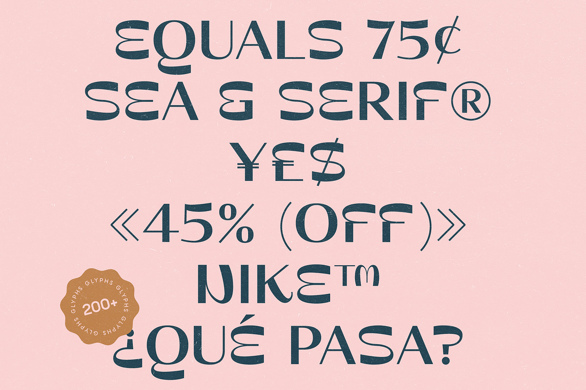 Ekland - Quirky Funky Display Font preview 2