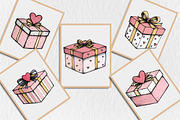 Valentine Day Gift Box Clipart, a Seasonal Illustration by Rose Art (Thumbnail 5 of 6)