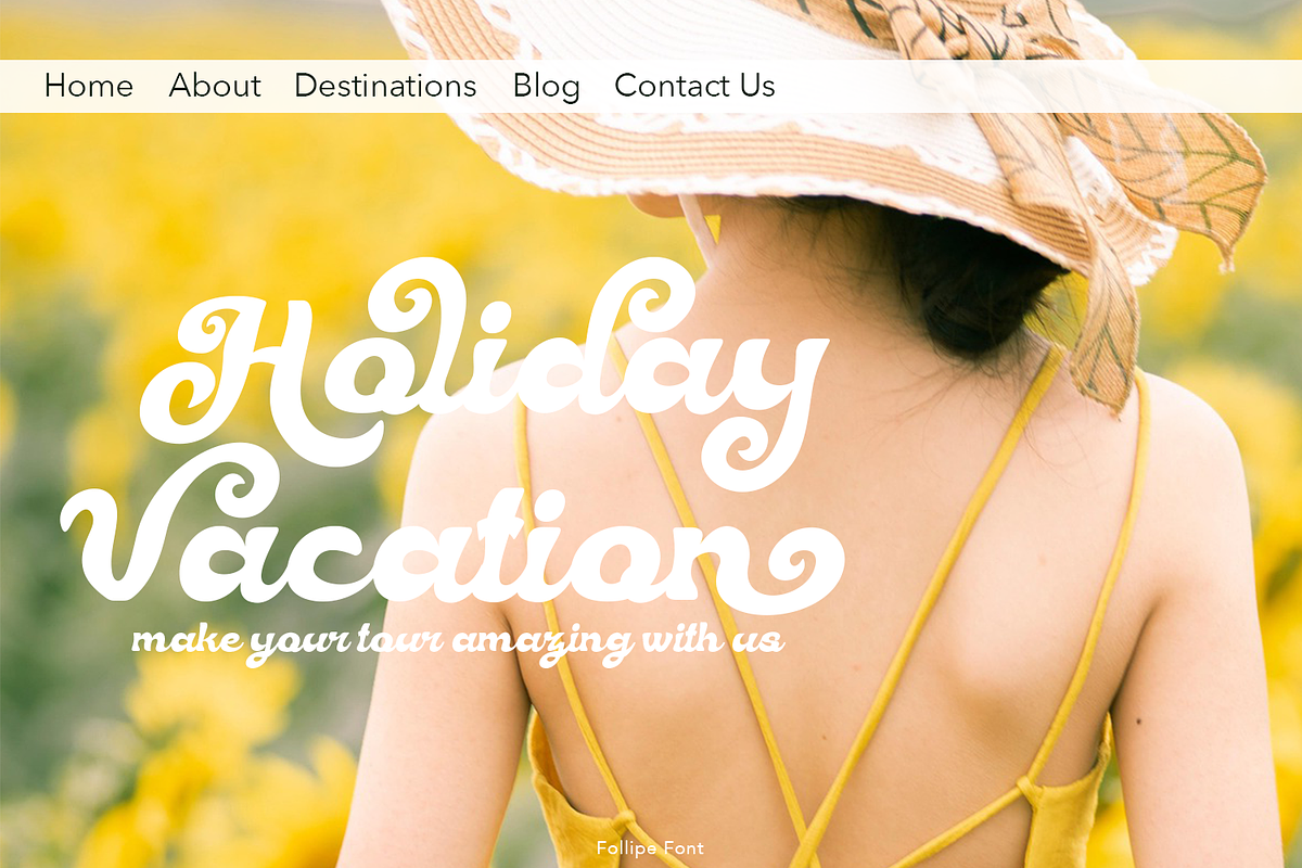 Follipe Bold Script, a Script Font by madeDeduk (Photo 7 of 11)