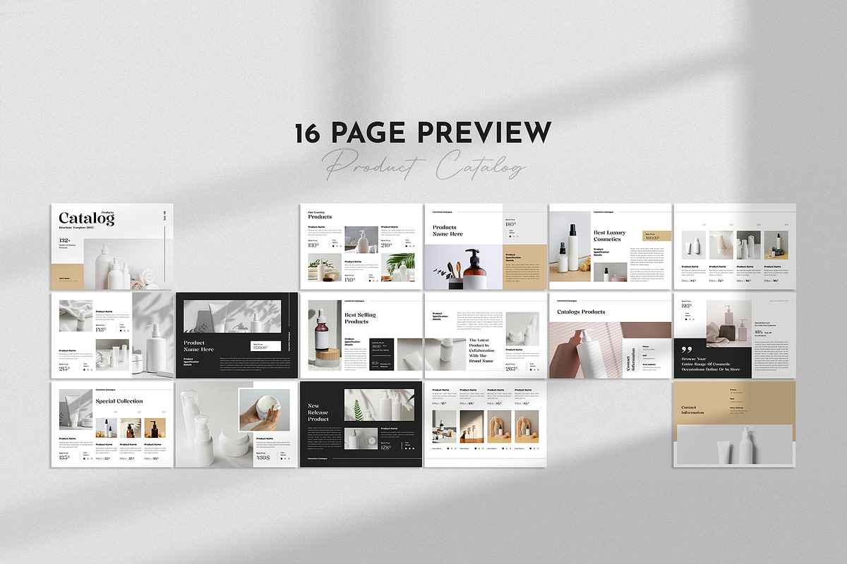 Catalog Brochure Template Landscape preview 5