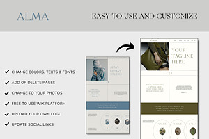 ALMA Wix Services Website Theme