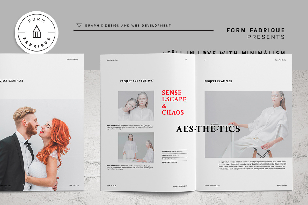 Crimson Project Portfolio, a Brochure Template by Form Fabrique (Photo 13 of 17)