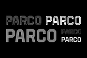 Parco – Font Family, a Font by Stefano Giliberti (Thumbnail 2 of 10)