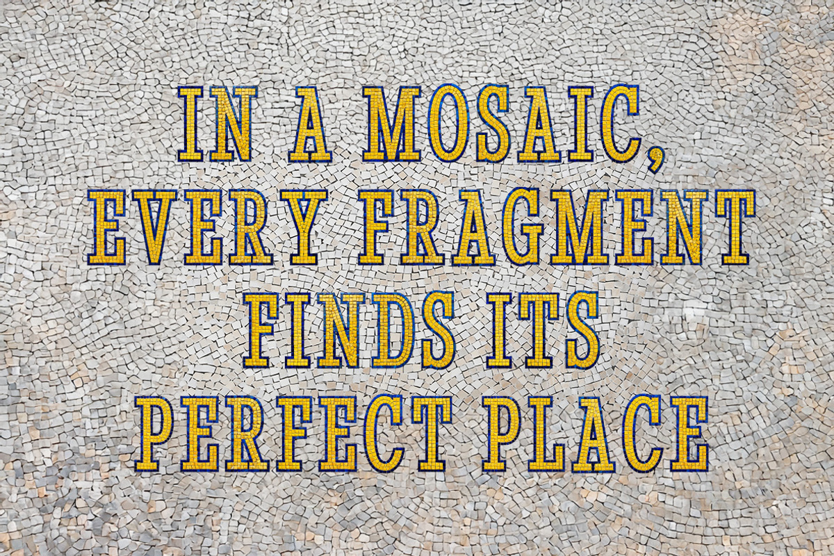 Mosaic Font, a Serif Font by Handmadefont (Photo 5 of 10)